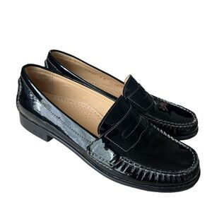Cole Haan Black Patent Leather Loafers
